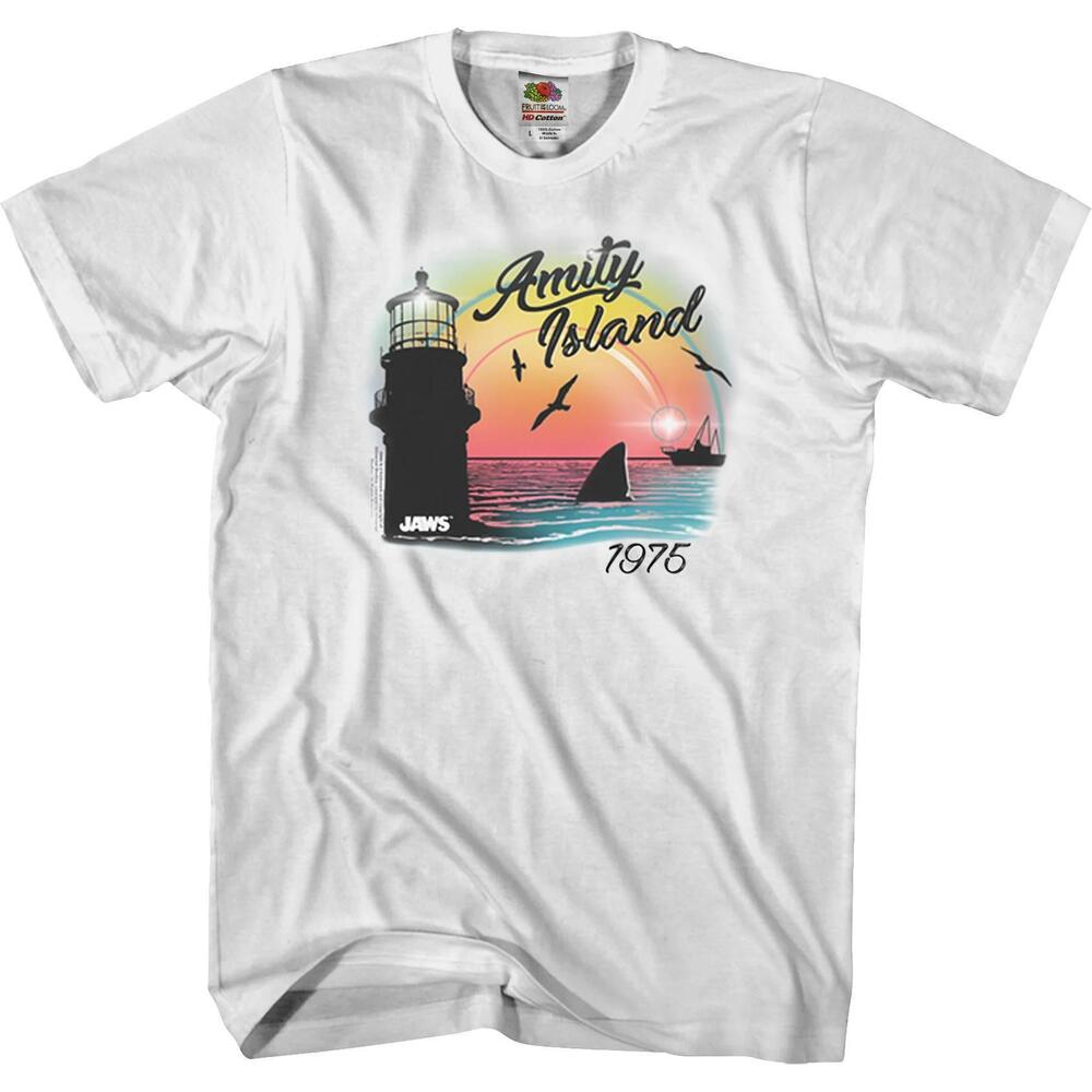 Airbrush Amity Island Jaws Tshirt